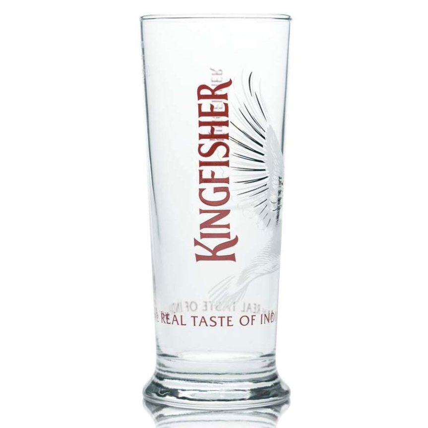 Zoom bilde av Kingfisher ølglass halv pint