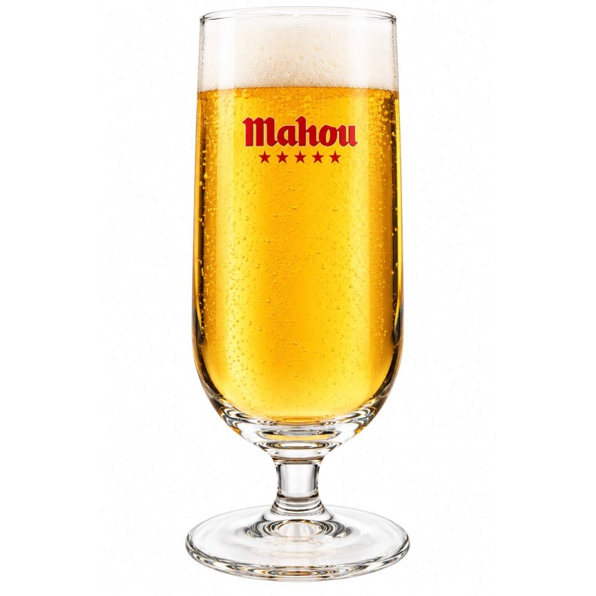 Zoom bilde av Mahou ølglass 33 cl