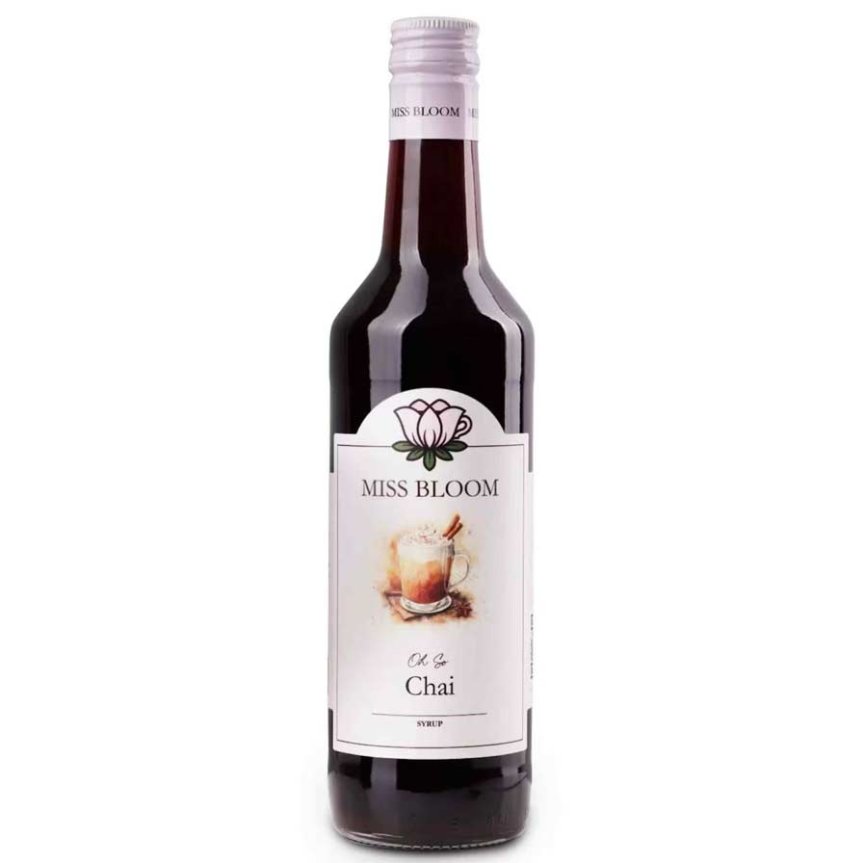 Zoom bilde av Miss Bloom Chai-sirup – Oh So Chai – 50 cl