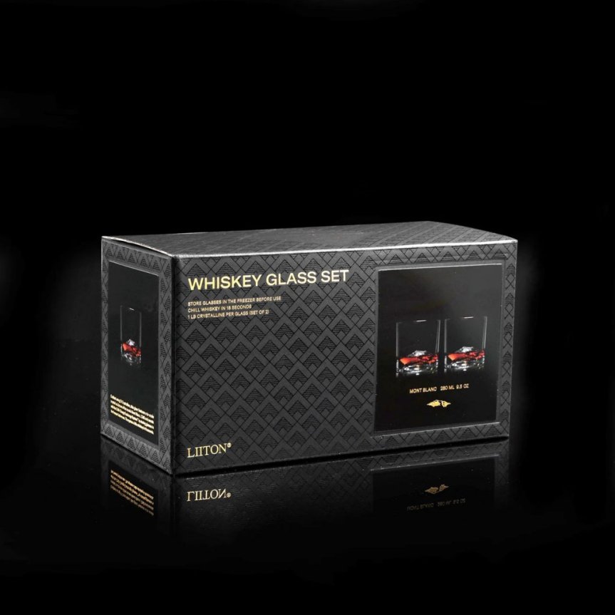 Mont Blanc whiskyglass 28 cl 2 stk