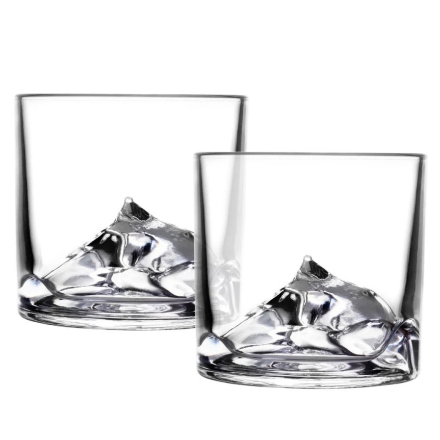 Mount Everest whiskyglass 27 cl 2 stk