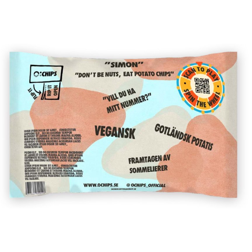 Chips til Hvitvin – Oliven, Ramsløk og Havsalt 50 g