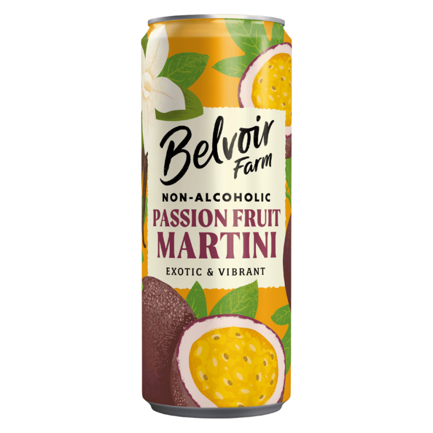 Belvoir Farm alkoholfri Pasjonsfruktmartini 25 cl