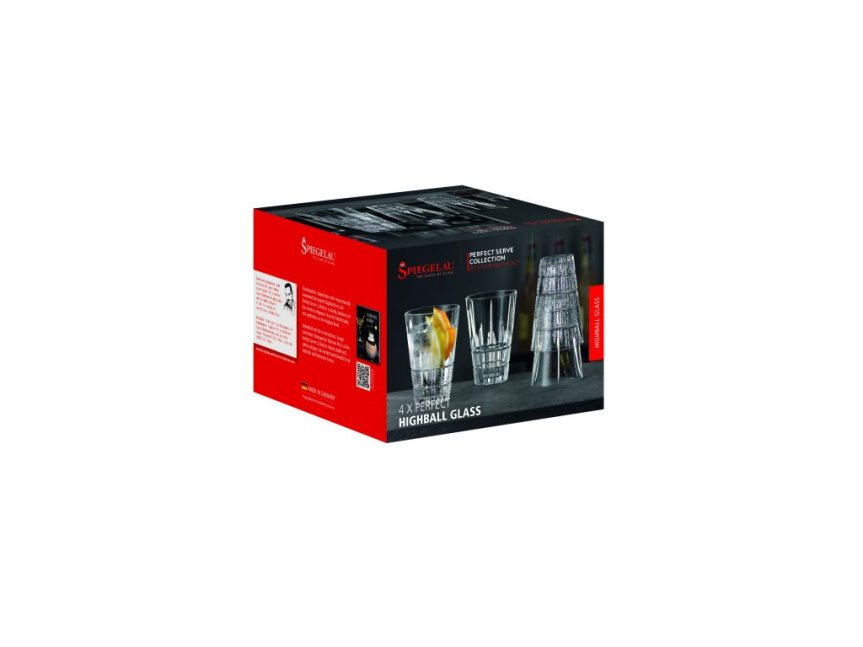 Perfekt Serve Latte Macchiato highballglass 4-pakning