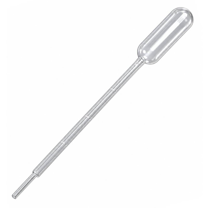 Zoom bilde av Pipette i plast 1 ml 14,8 cm gjennomsiktig
