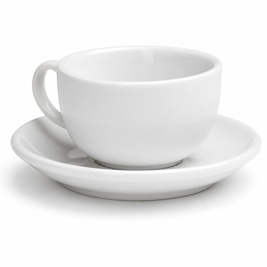 Zoom bilde av Retro Espressokopp med fat 2-pak