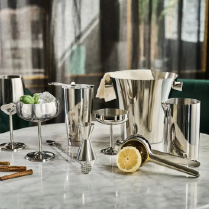 Rørglass i metall 60 cl Sontell