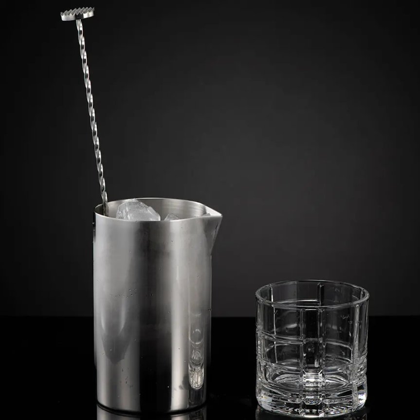 Rørglass i metall 60 cl Sontell