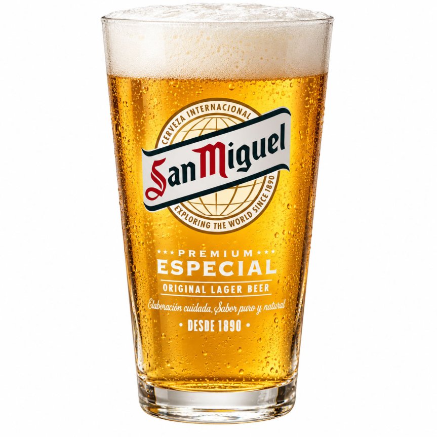 Zoom bilde av San Miguel Especial ølglass 40 cl