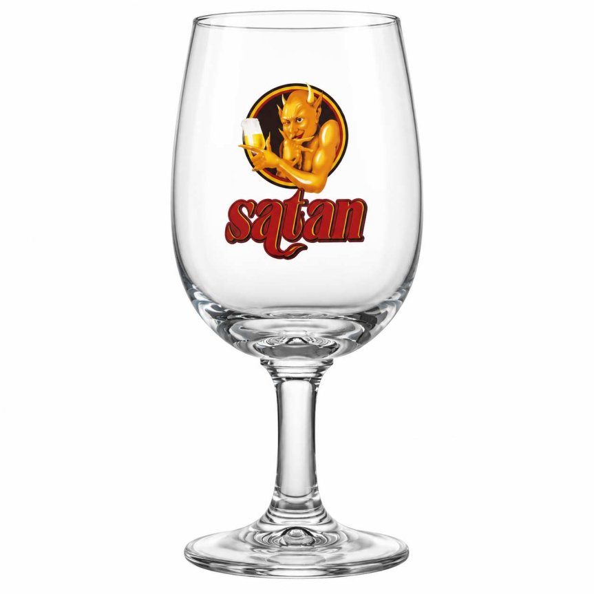 Zoom bilde av Satan ølglass