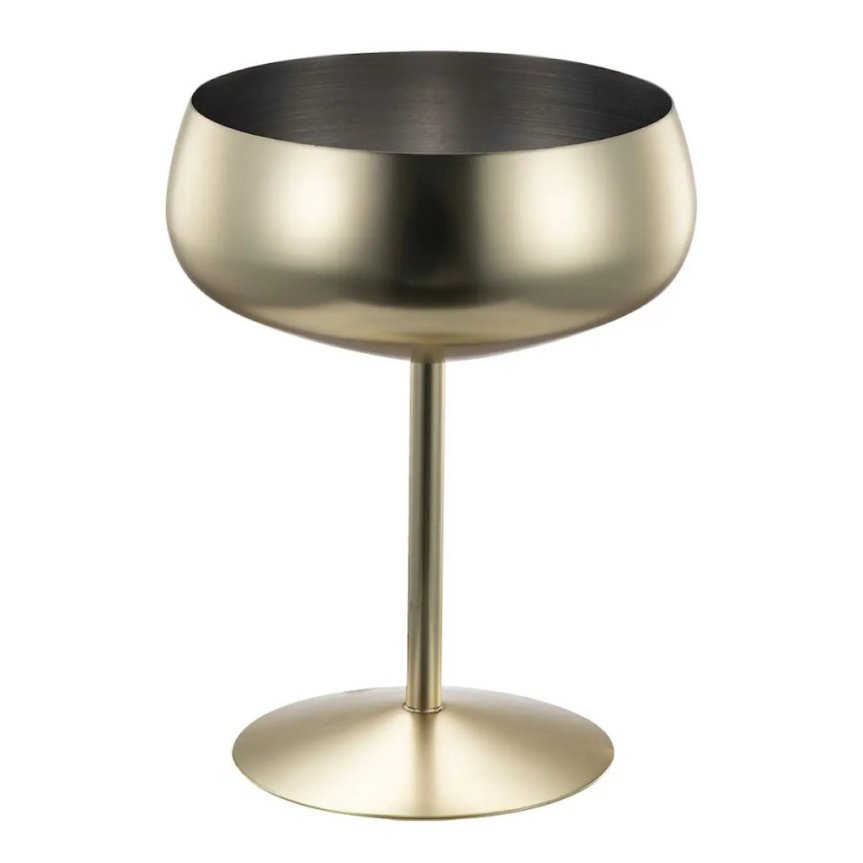 Gullglass champagne glass - Cocktailglass i gull 45 cl