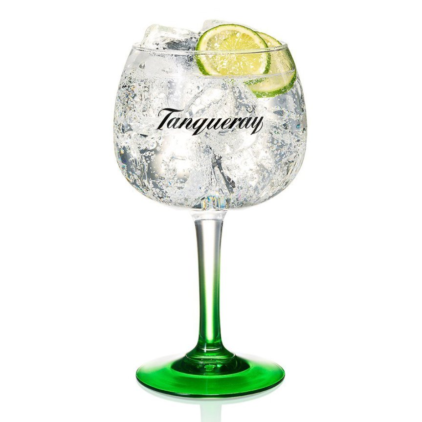 Tanqueray gin & tonic-glass