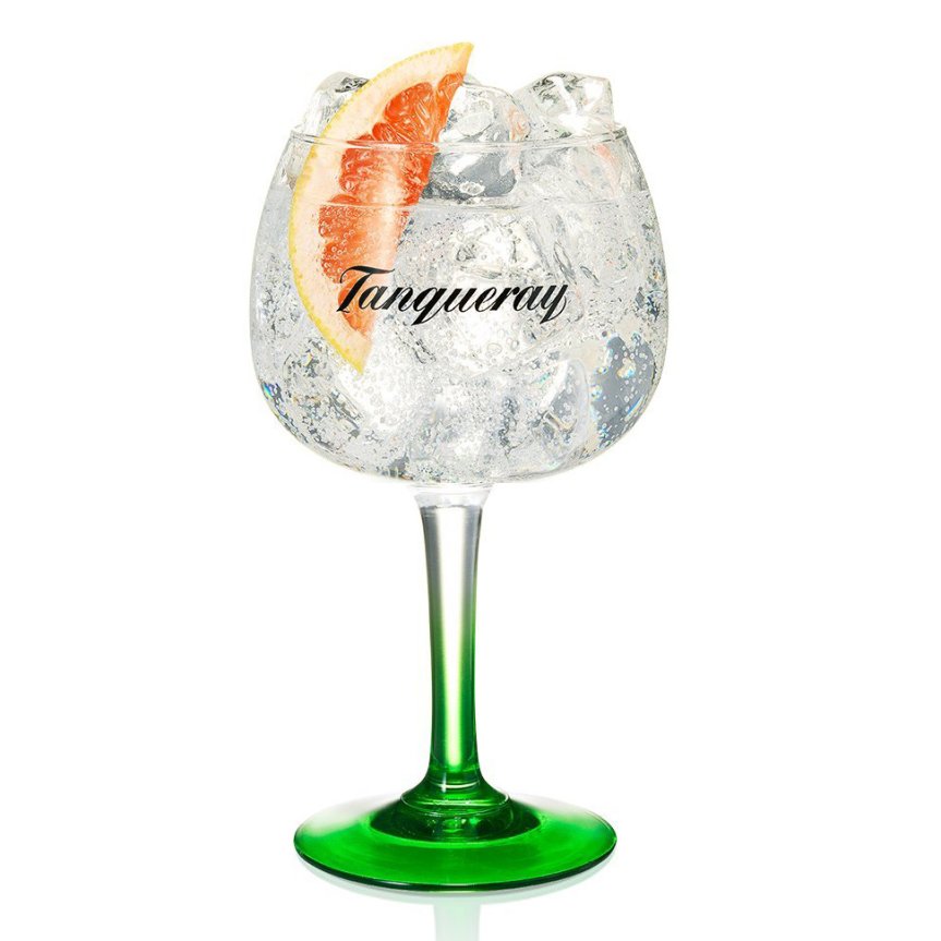 Tanqueray gin & tonic-glass