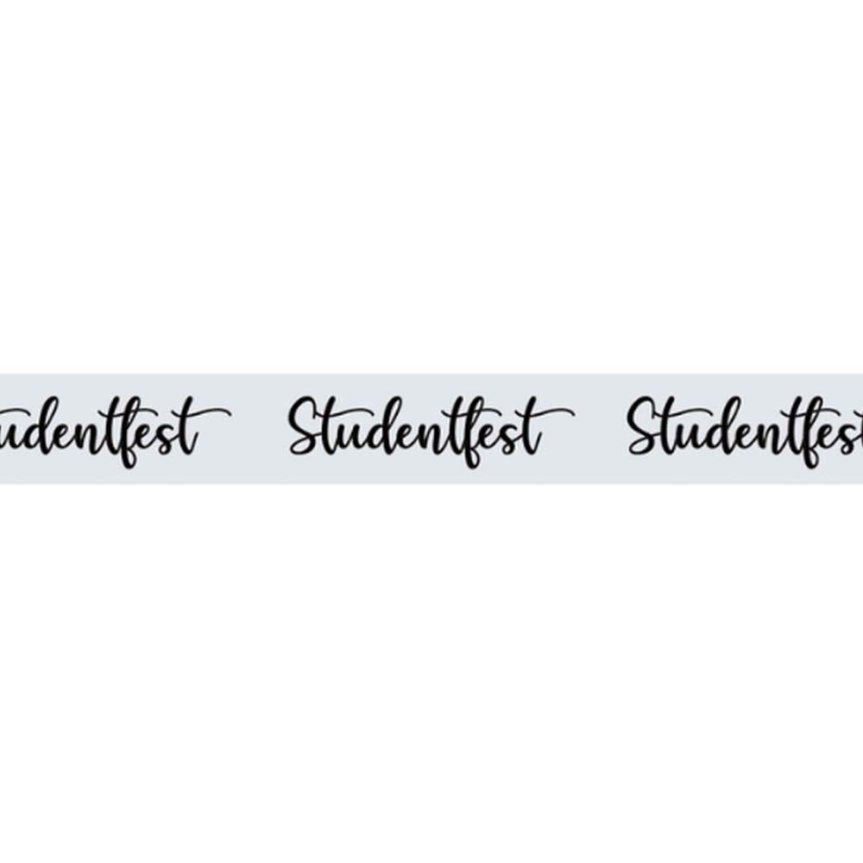 Varseltape Studentfest 6 meter