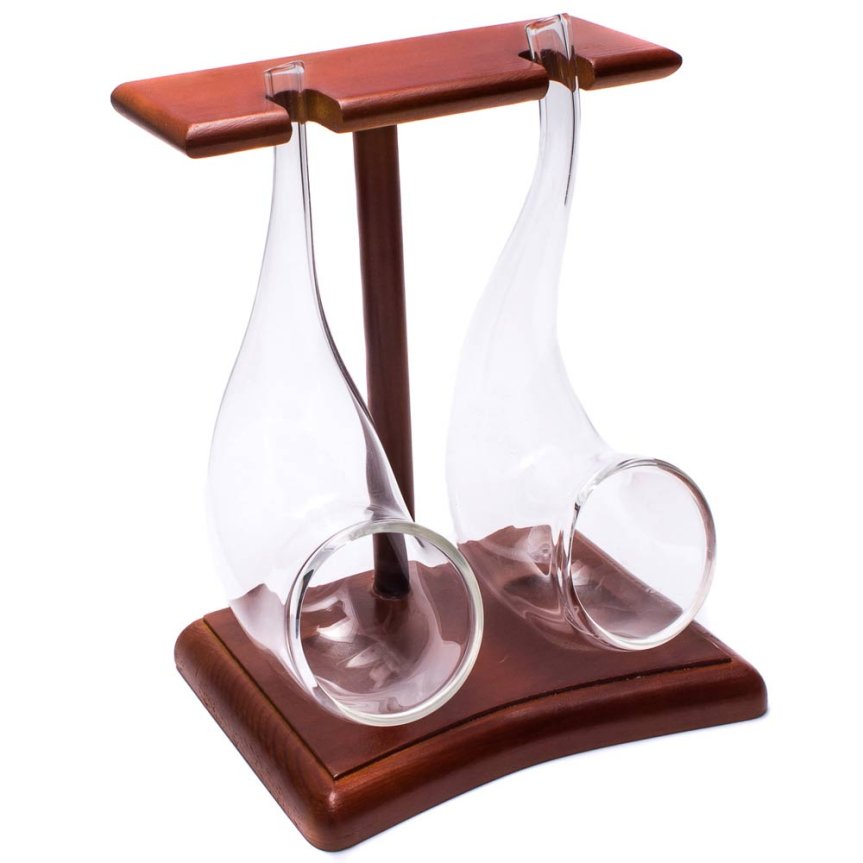 Zoom bilde av Vinology Pipe Sippers med trestativ