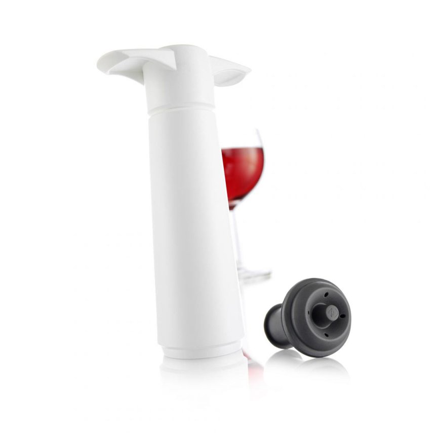 Zoom bilde av Vacu Vin Wine Saver Original vakuumpumpe hvit med 1 vinkork